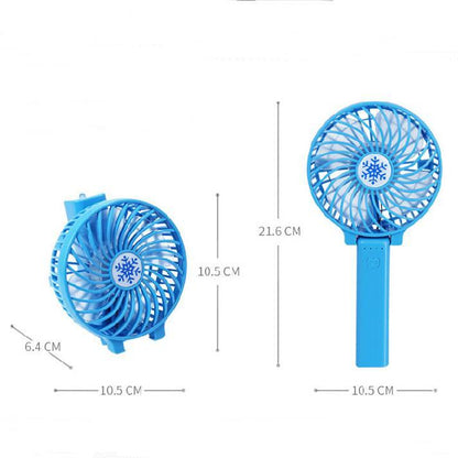 Portable Mini Hand Fan USB Rechargeable Foldable Handheld Fan